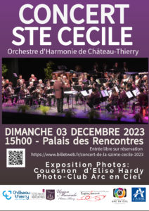 Concert Ste Cécile - Palais des Rencontres @ Château-Thierry