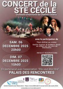 Concert de la Ste Cécile 2025 - 1ère Représentation @ Palais des Rencontres - Château-Thierry