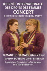 Concert Journée de la Femme à Esternay @ Salle Maison du Temps Libre